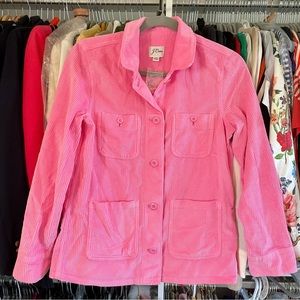 J Crew Button Up Corduroy Collared Shirt Jacket